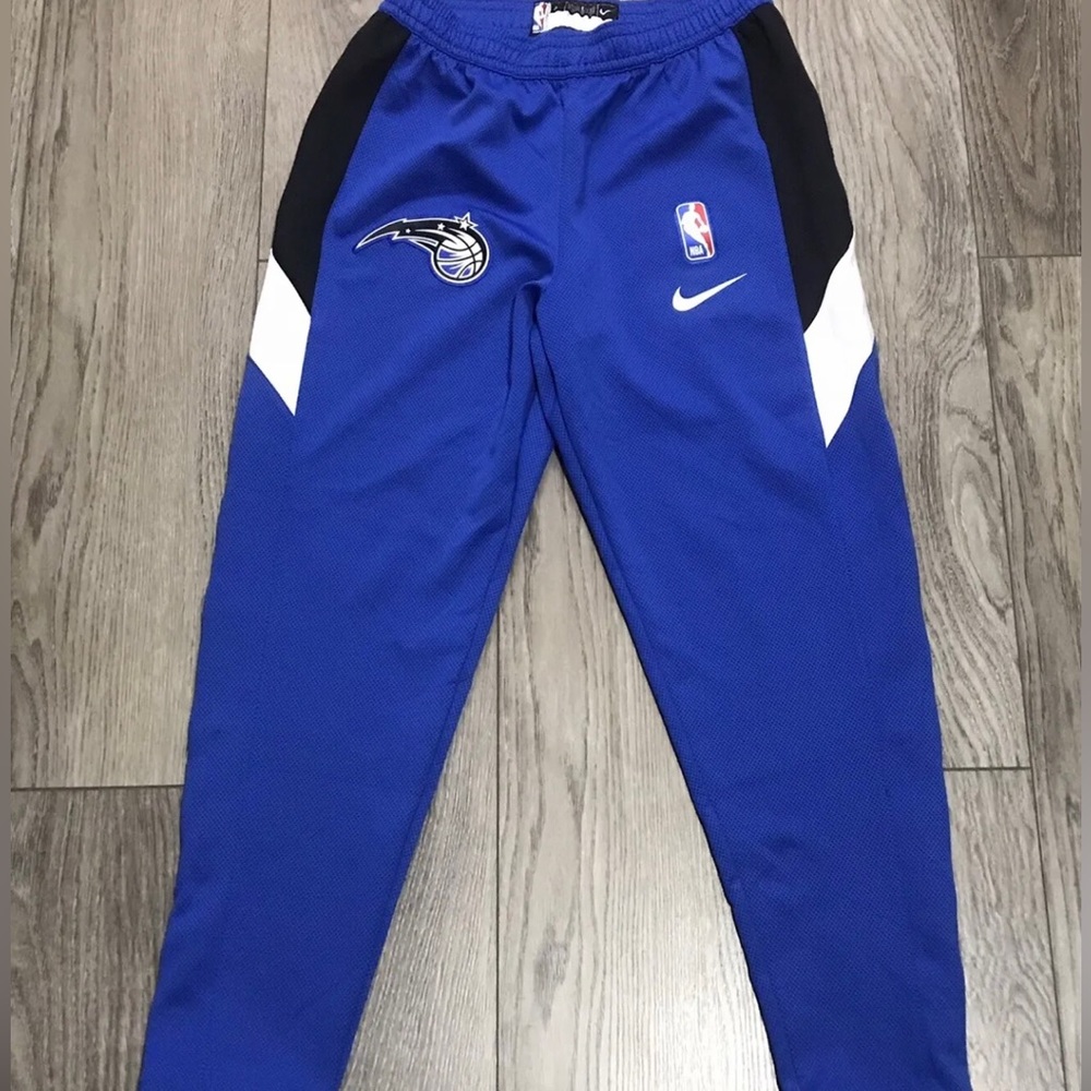 Nike NBA Orlando Magic Snap Tear Away Pants Men Size Medium Blue Excellent